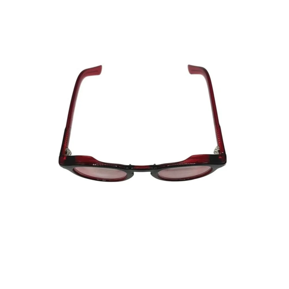 Ryan Simkhai Theodore Round Blue Light Glasses - Black &‎ Red (R-7035) +1.50